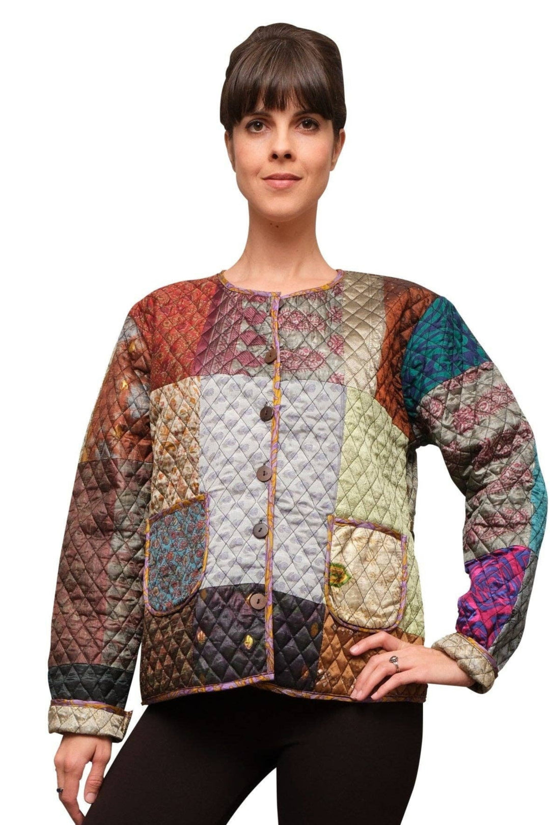 Quilted Patchwork Jacket