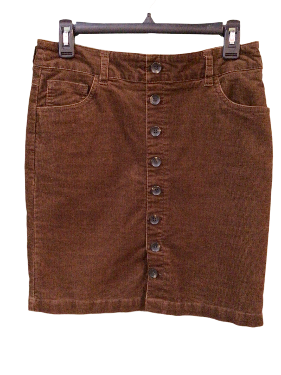 Brown Corduroy Skirt