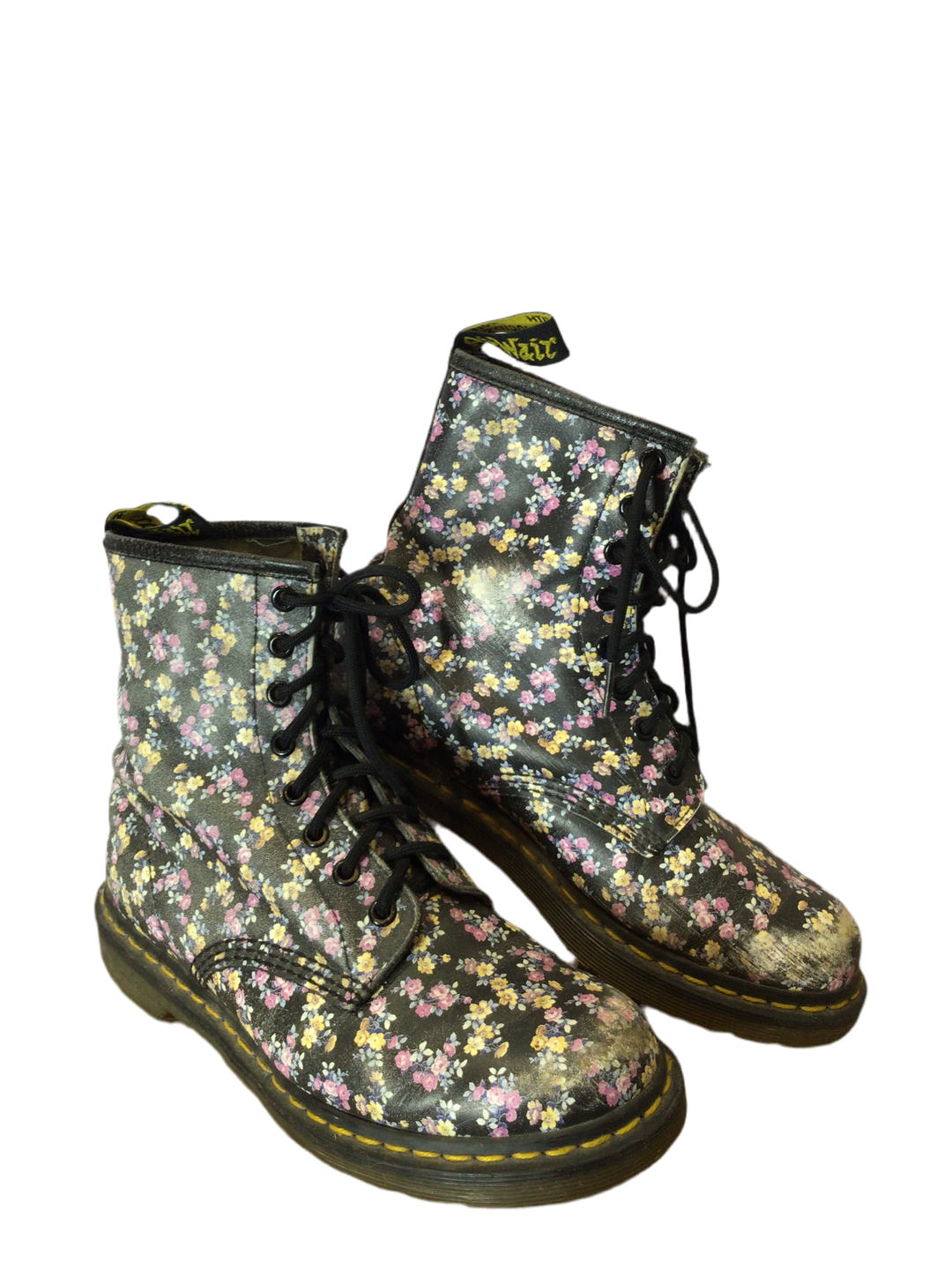 Floral DocMartens Boots