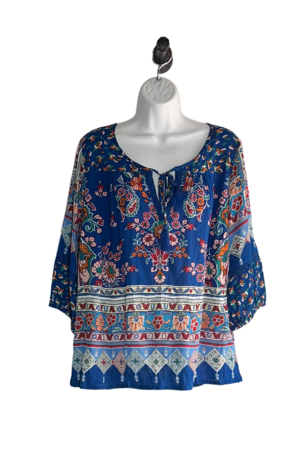 Boho Blouse: Blue Tapestry - The Daisy Chain