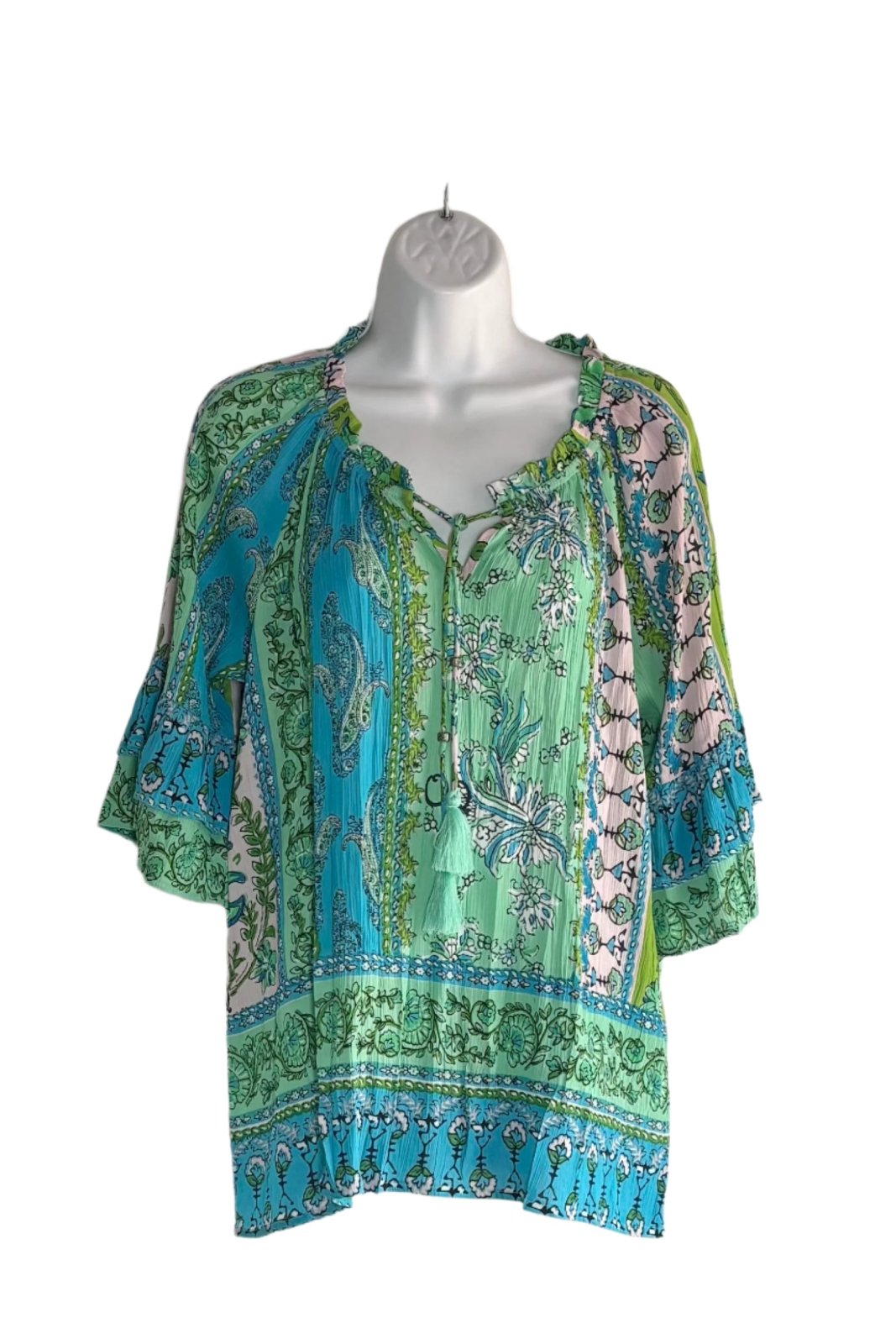 Boho Blouse: Jaipur Green - The Daisy Chain