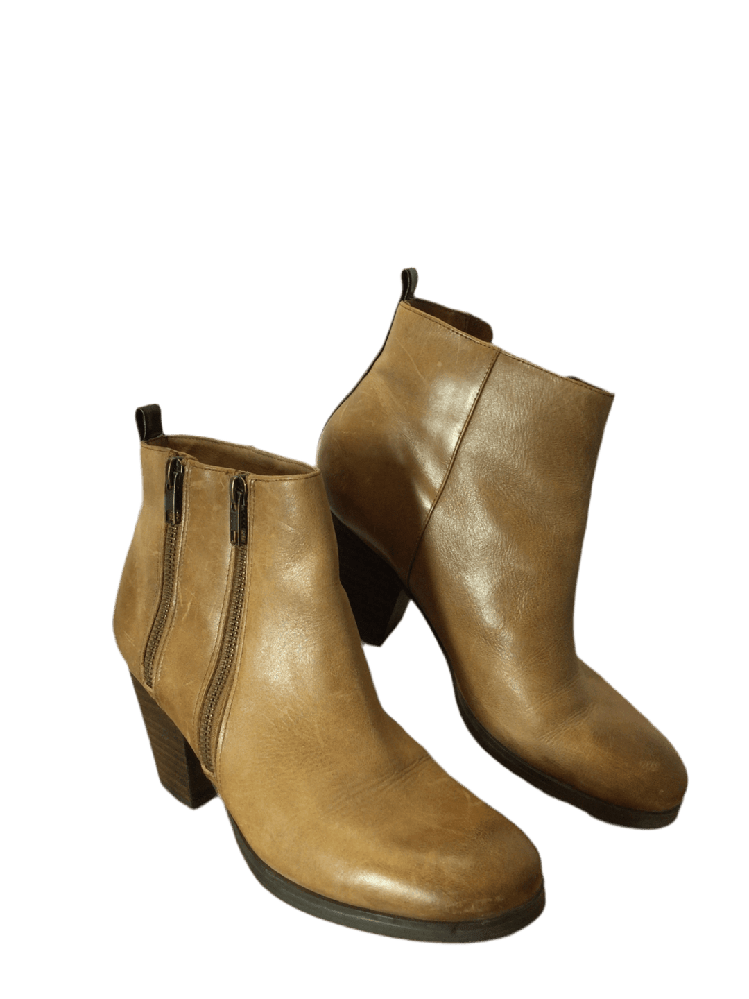 Brown Leather Ankle Boots - The Daisy Chain