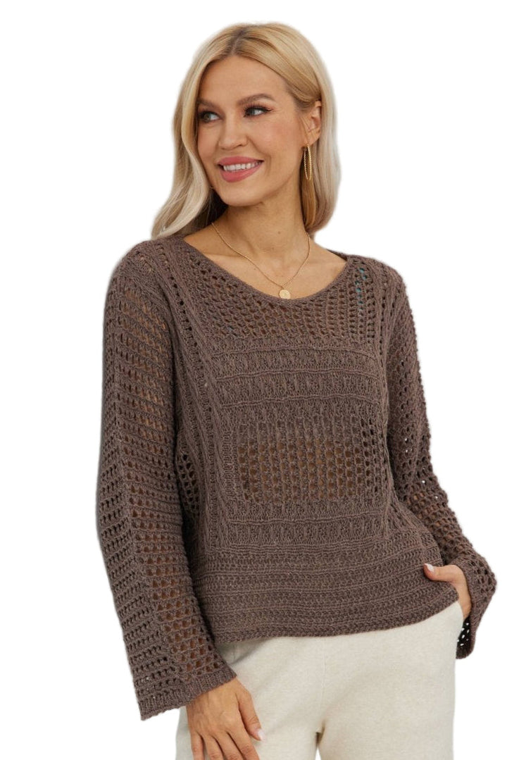 Crochet Tapestry Top: One Size - The Daisy Chain