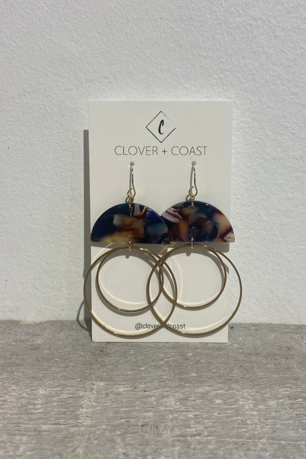 Half Moon + Hoops: Multi Colour - The Daisy Chain