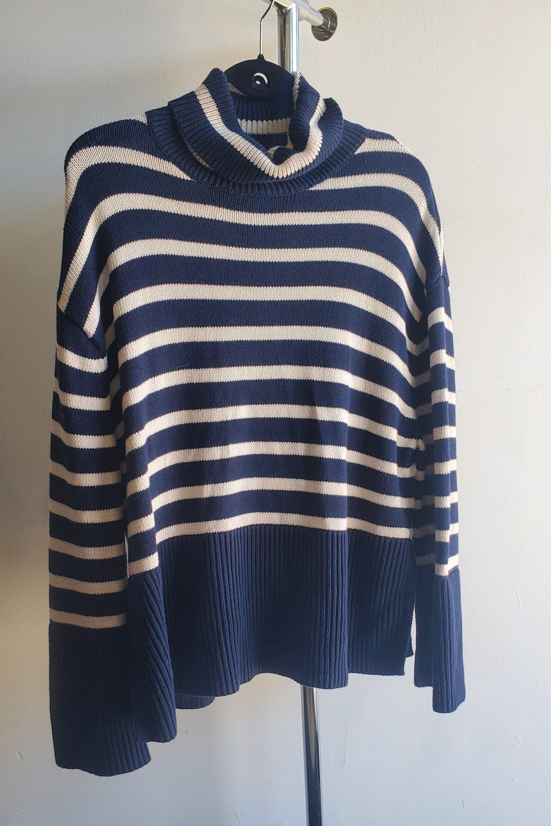 Striped Turtle Neck Sweater