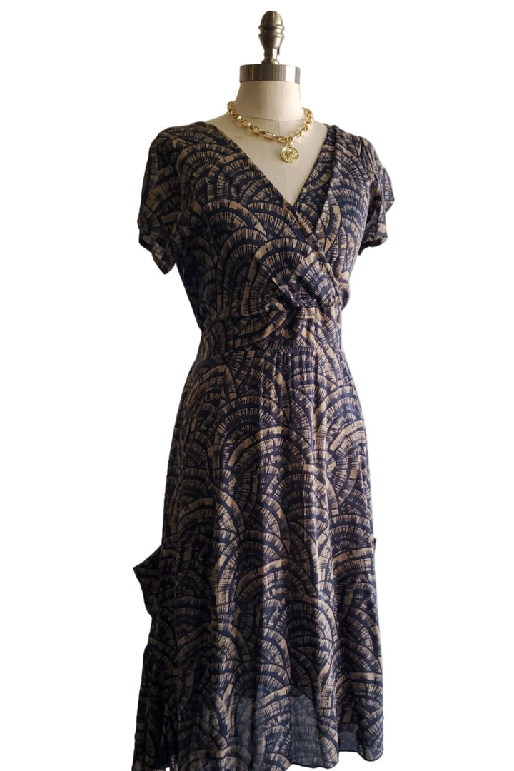 Swing Dress - Black Fan - The Daisy Chain