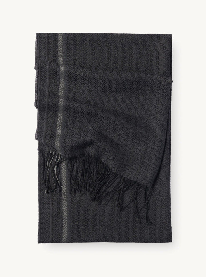 Alpacasilk Wrap - Obsidian - The Daisy Chain