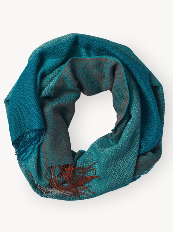 Alpacasilk Wrap - Seascape - The Daisy Chain