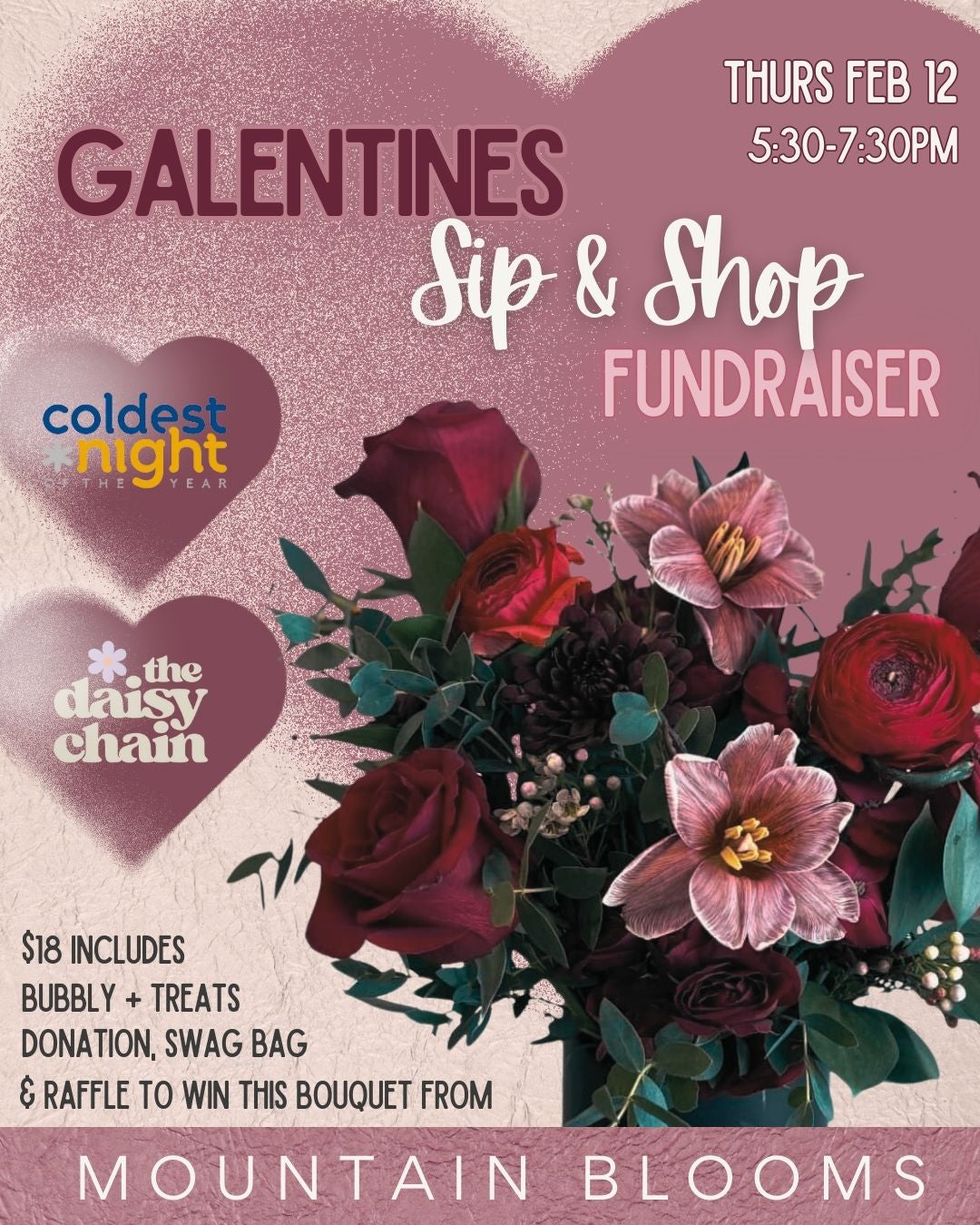 Celebrating Galentines and giving back to the community