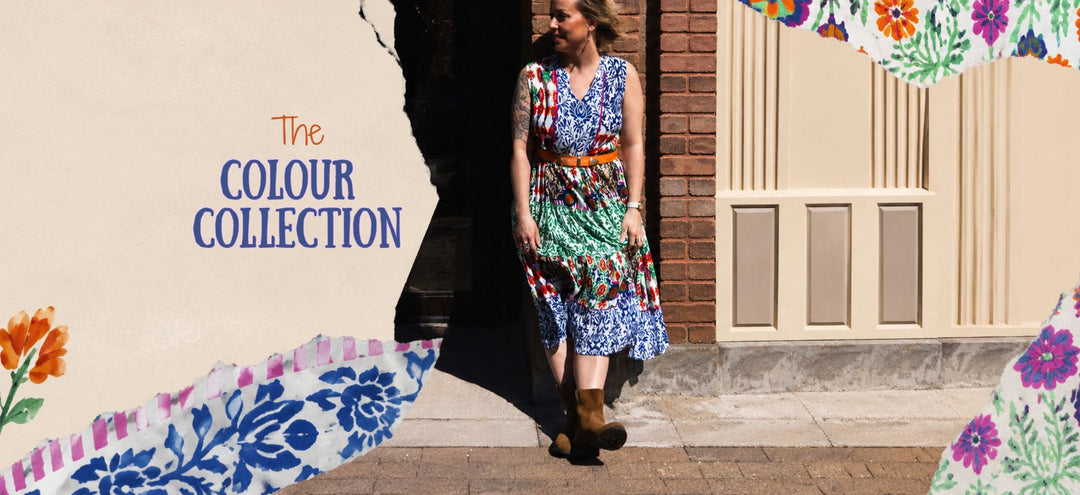 bright coloured boho style summer clothing