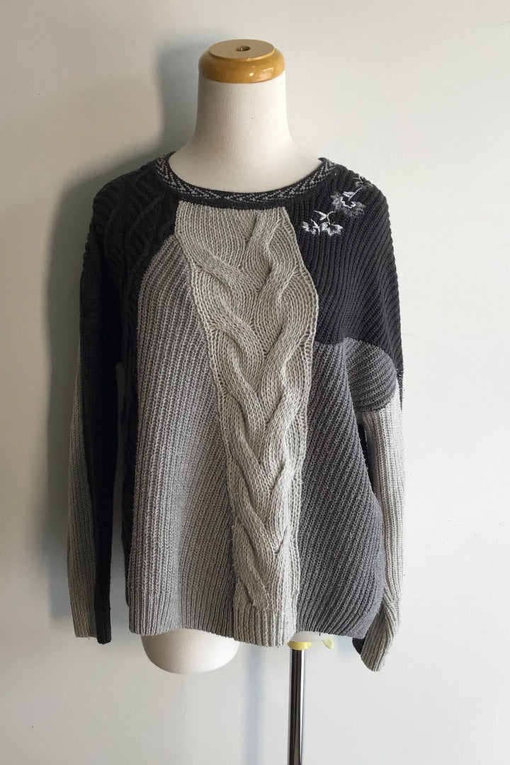 Desigual Cable Sweater - Size Small