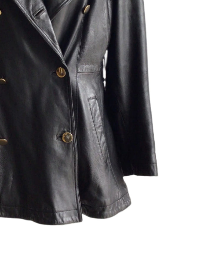 Vintage Black Leather Jacket