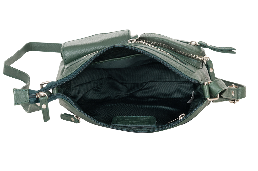 Mila Crossbody Bag: Green