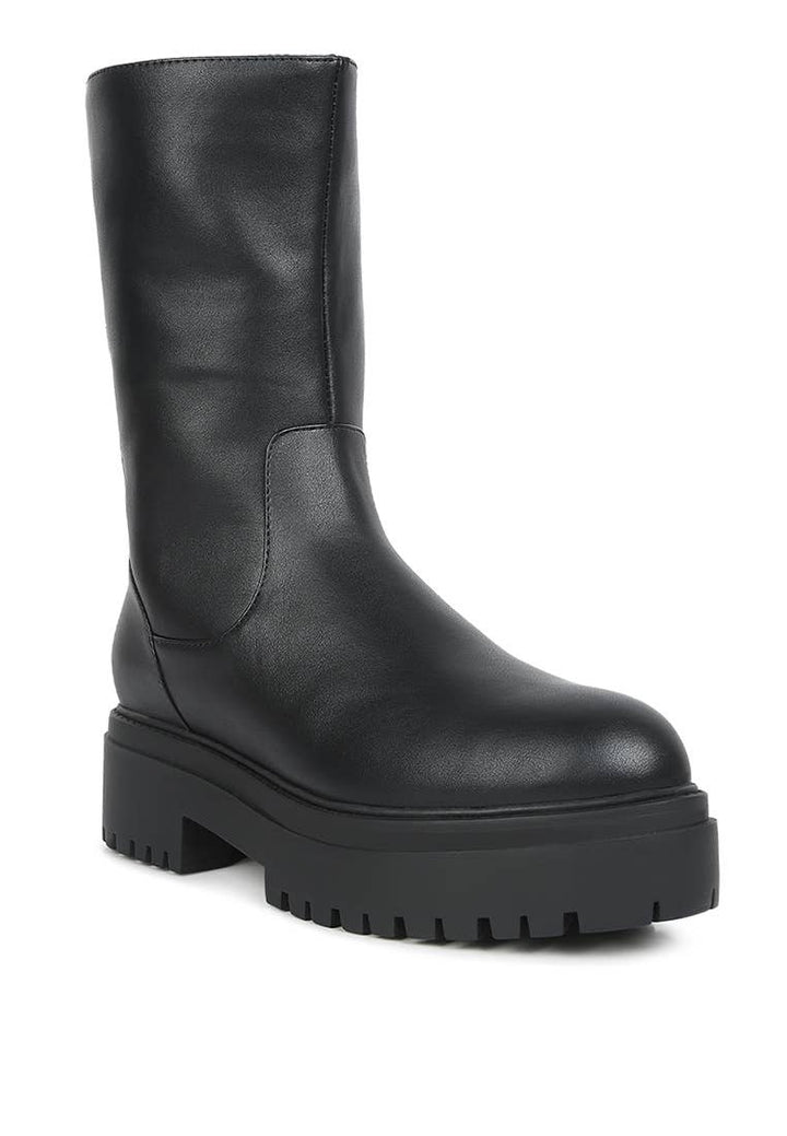 Lewisa Lug Boot- Black