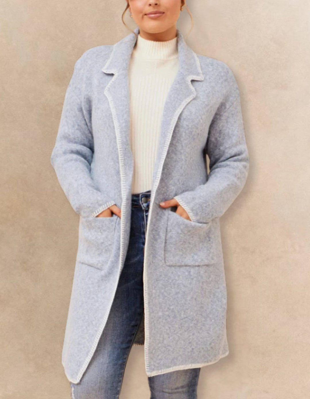 Solana Cardi Jacket - Blue