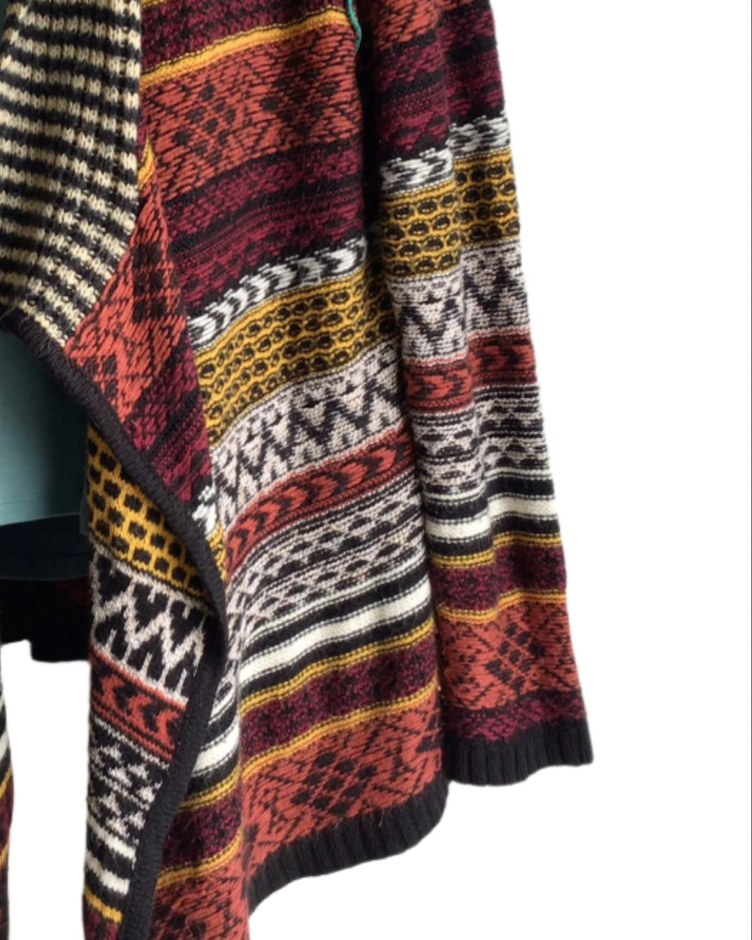 Funky Knit Patterned Cardigan