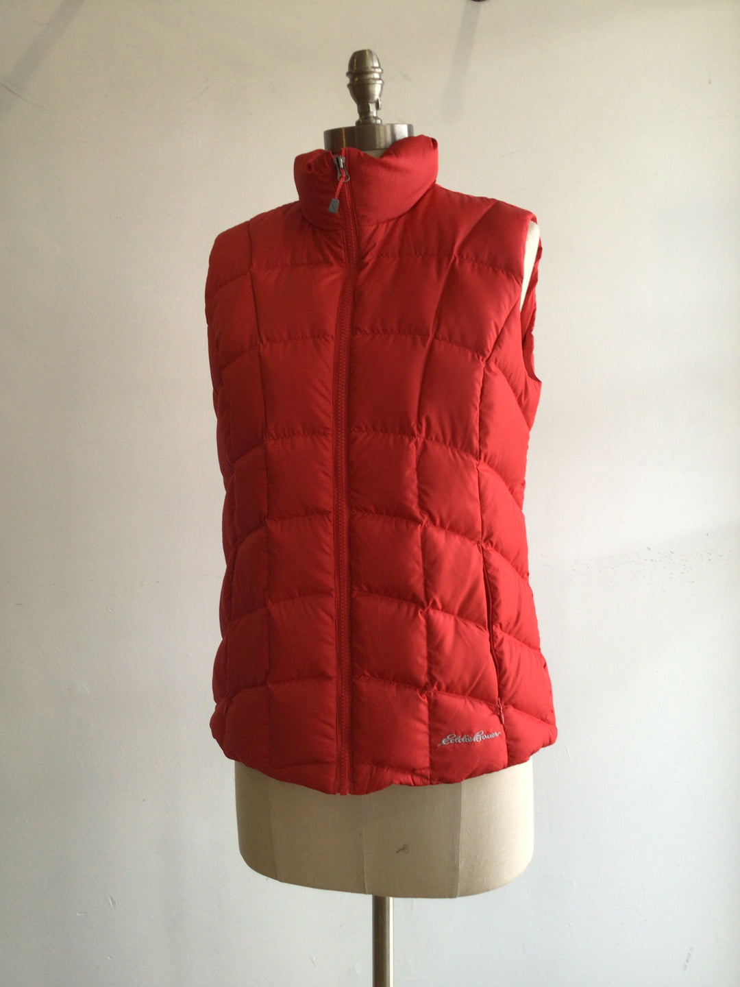 Red Puffer Vest - Medium