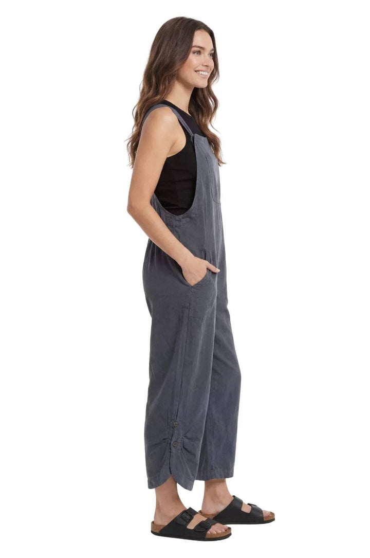 Tatania Cotton Overalls - Black