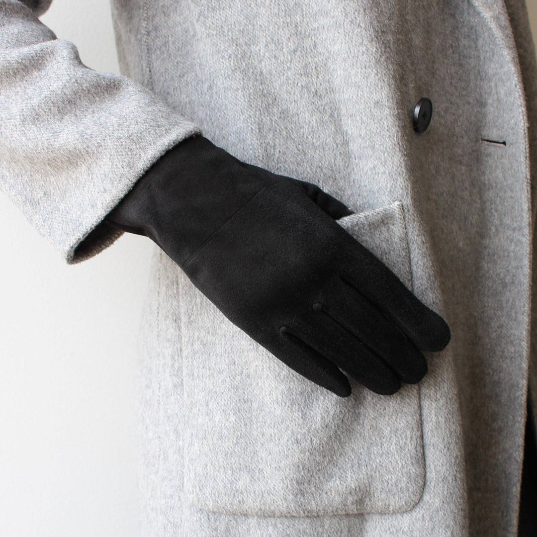 2 - in - 1 Gloves - Black Stripe - The Daisy Chain