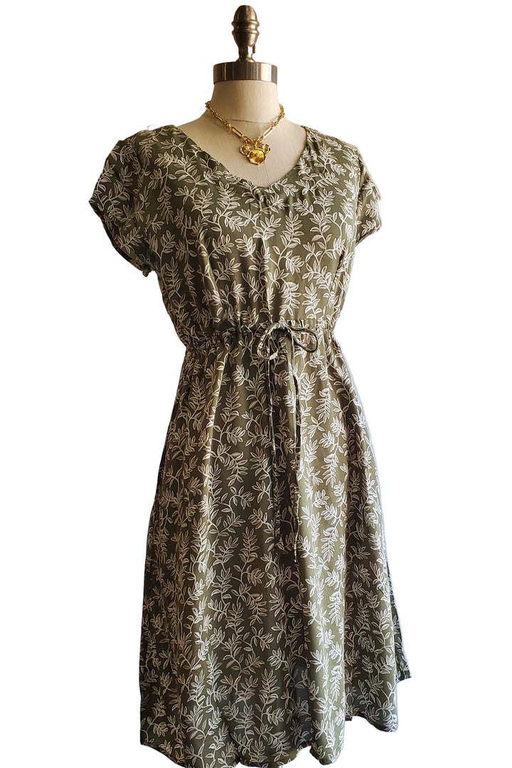 Olive Leaf Dress