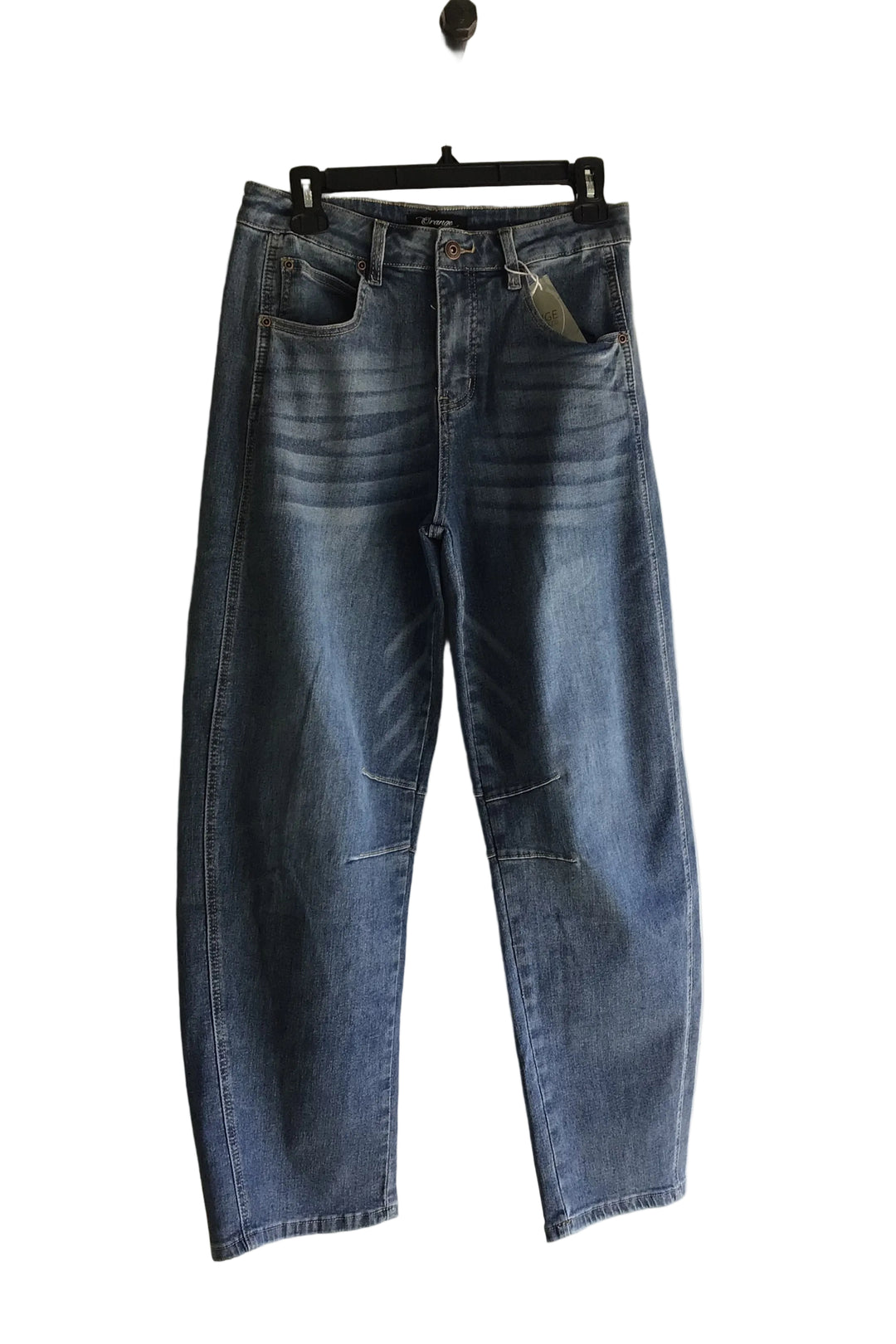 Bamboo Barrel Jeans - Mid Wash