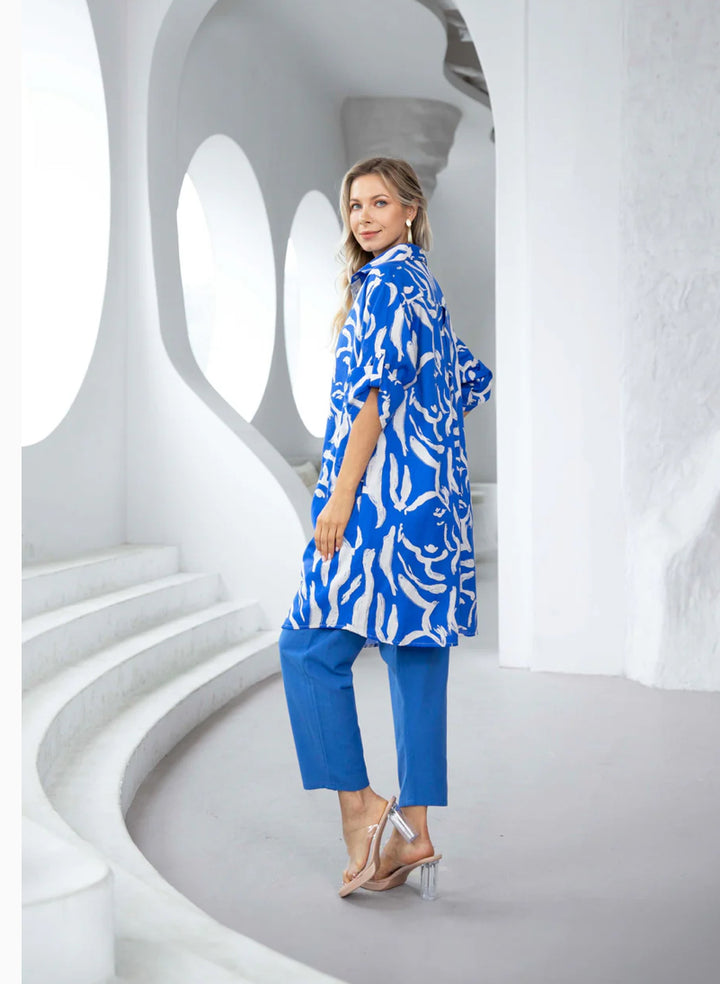 Gia Smart Dress - Blue