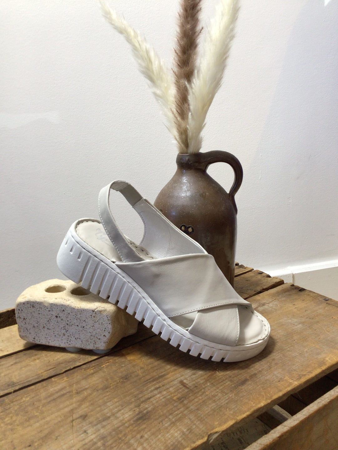 Tiana Sling Sandal- Ice