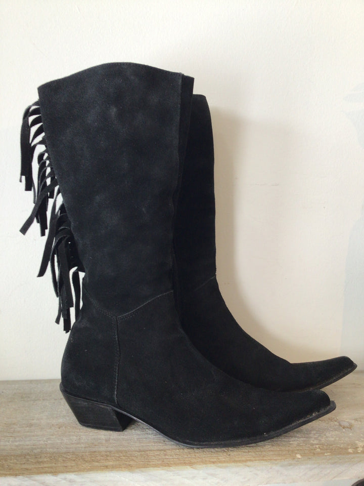 Tassel Boots Suede - Size 6