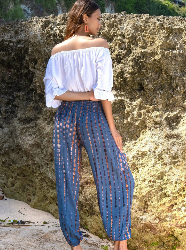 Bali Pants - Denim & Gold