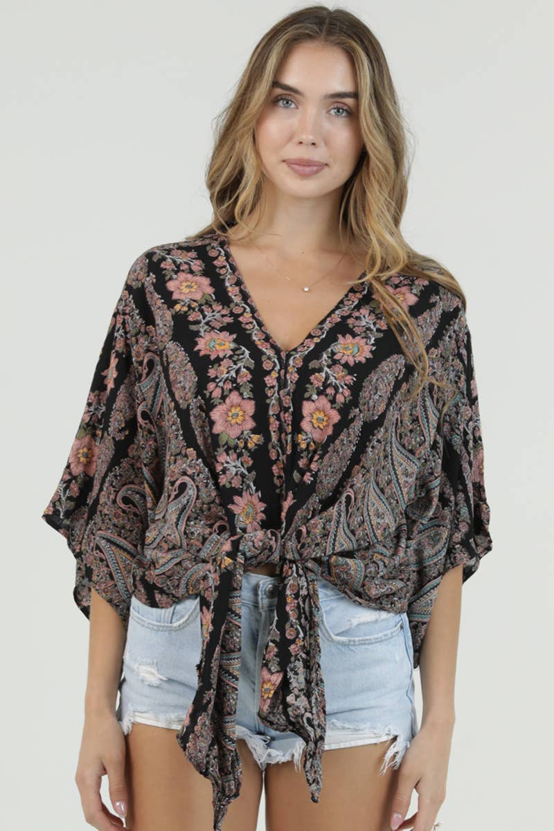 Primrose Tie Blouse