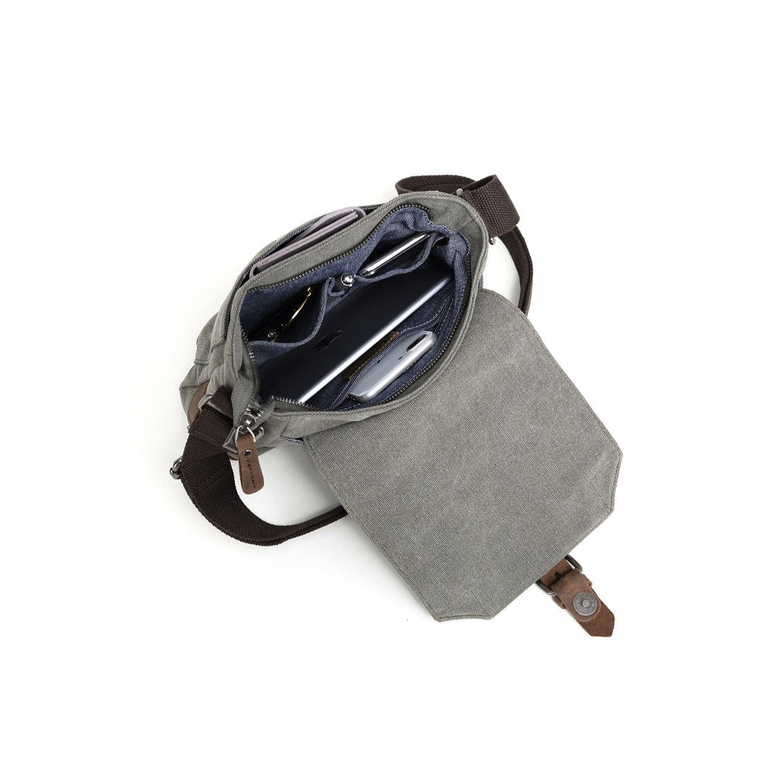 Rider Canvas Bag- Smoke