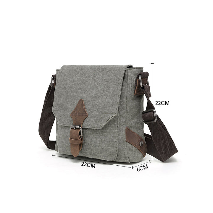 Rider Canvas Bag- Smoke