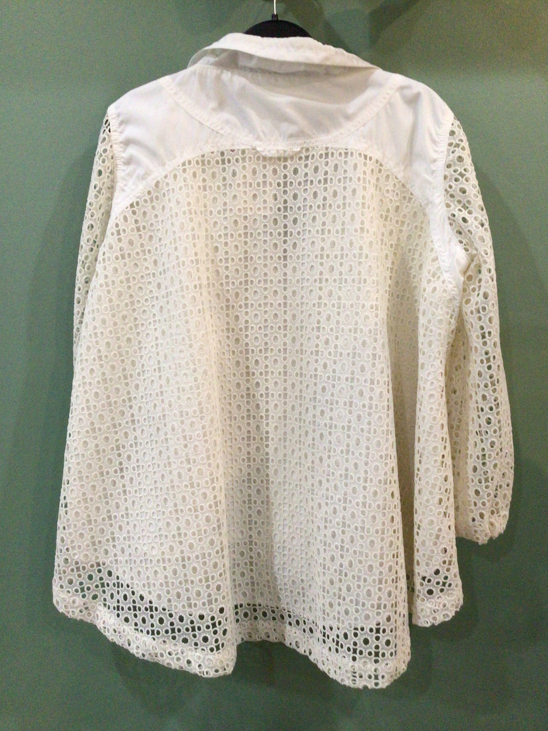 White Babydoll Lace Spring coat