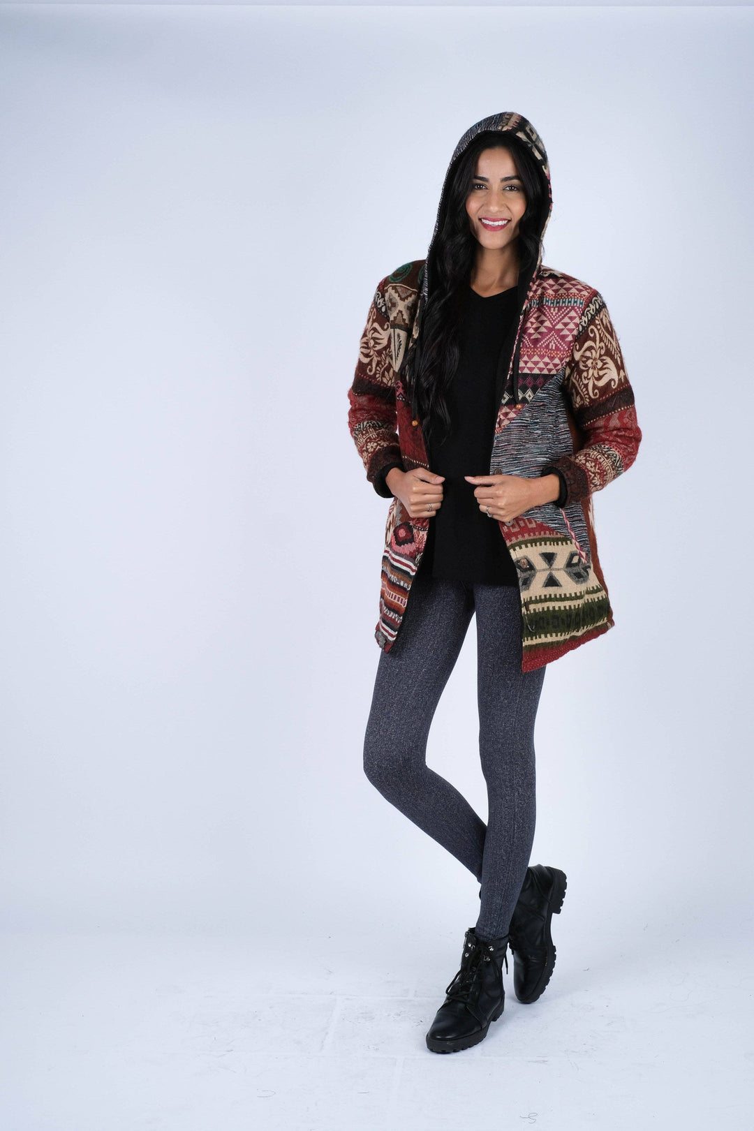 Cozy Fleece-Lined Patchwork Jacket