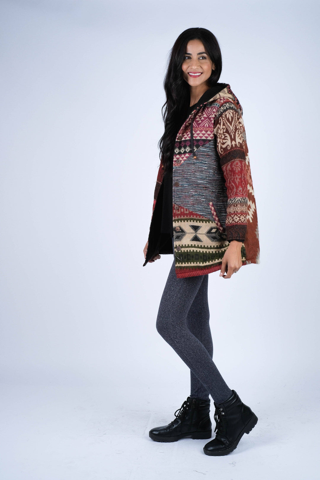 Cozy Fleece-Lined Patchwork Jacket