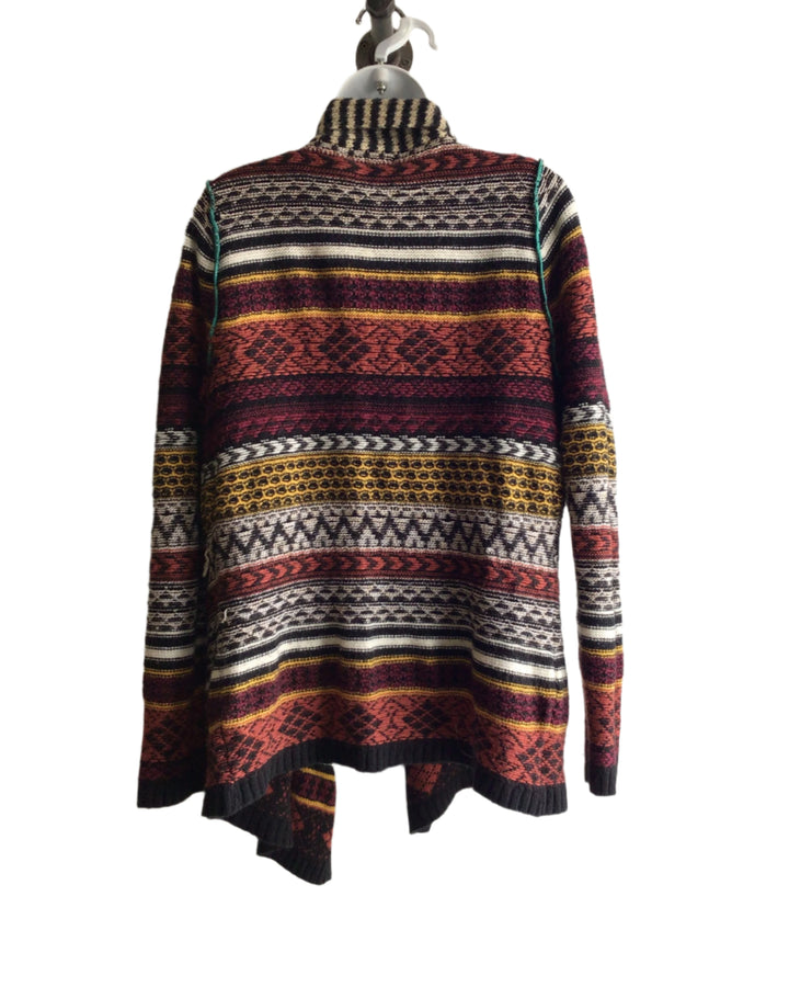 Funky Knit Patterned Cardigan
