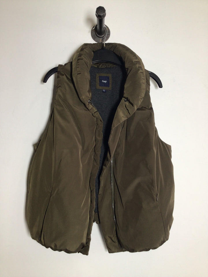 Collared Puffer Vest - Large