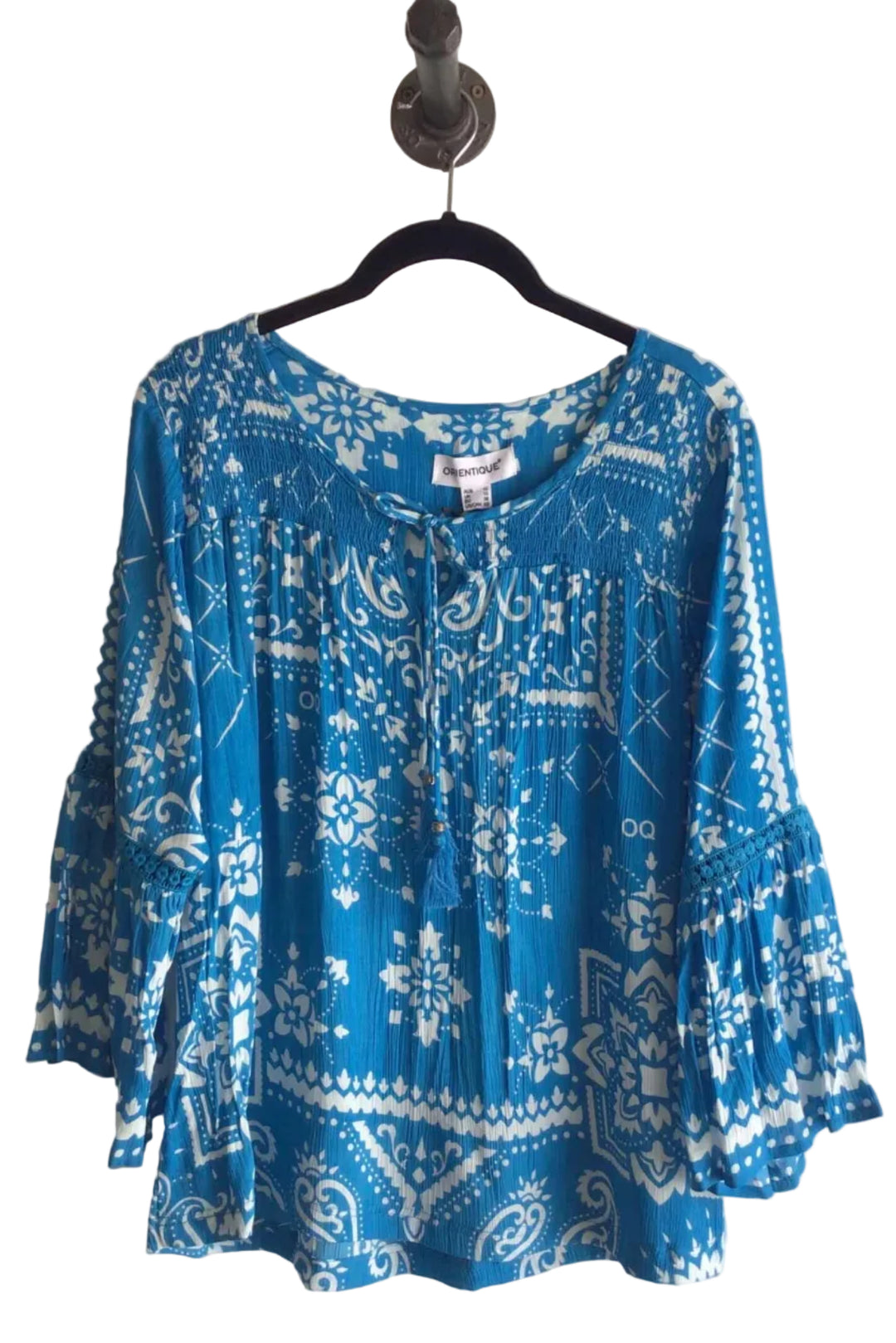 Bandana Blouse: Blue
