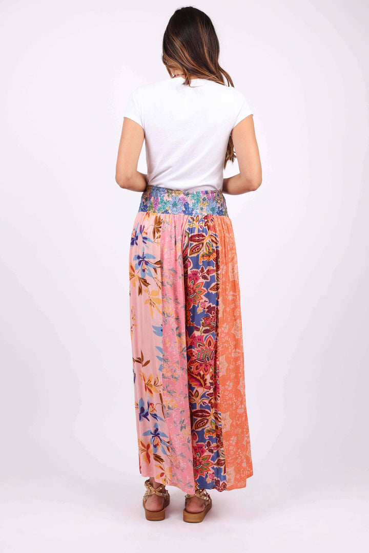 Flower Garden Patchwork Pants