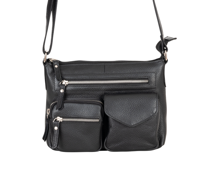 Mila Crossbody Bag: Black