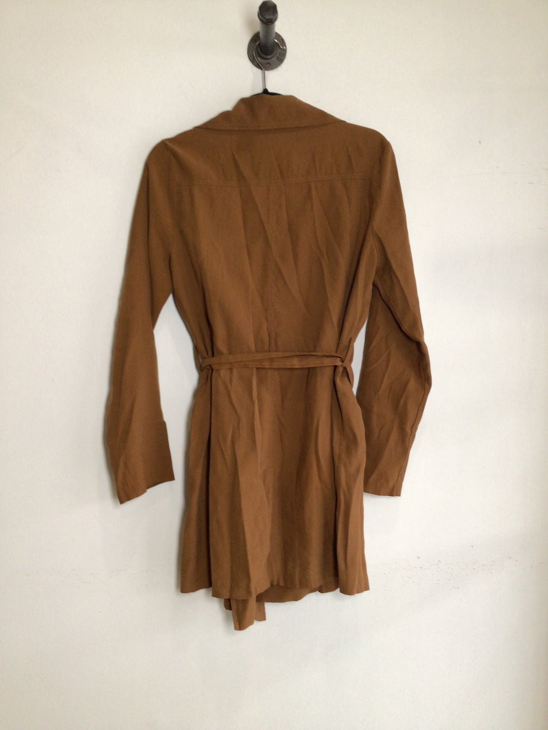 Rustic Trench Coat Blouse