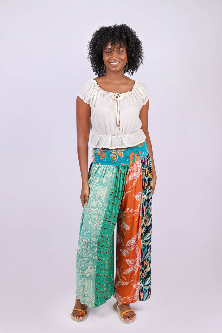 Wildflower Patchwork Pants