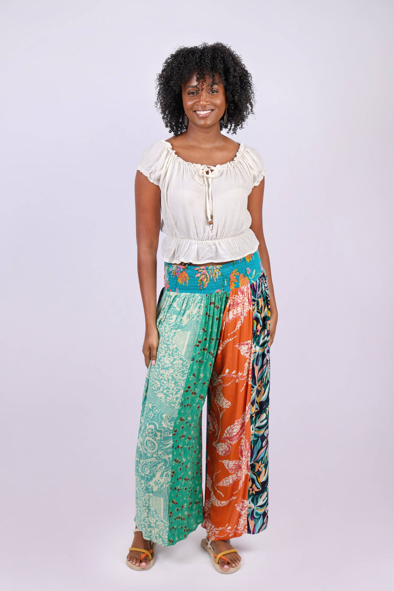Wildflower Patchwork Pants