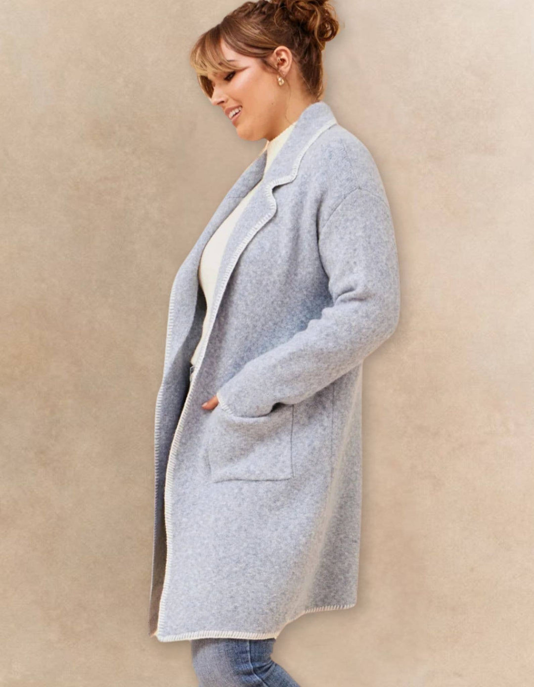 Solana Cardi Jacket - Blue