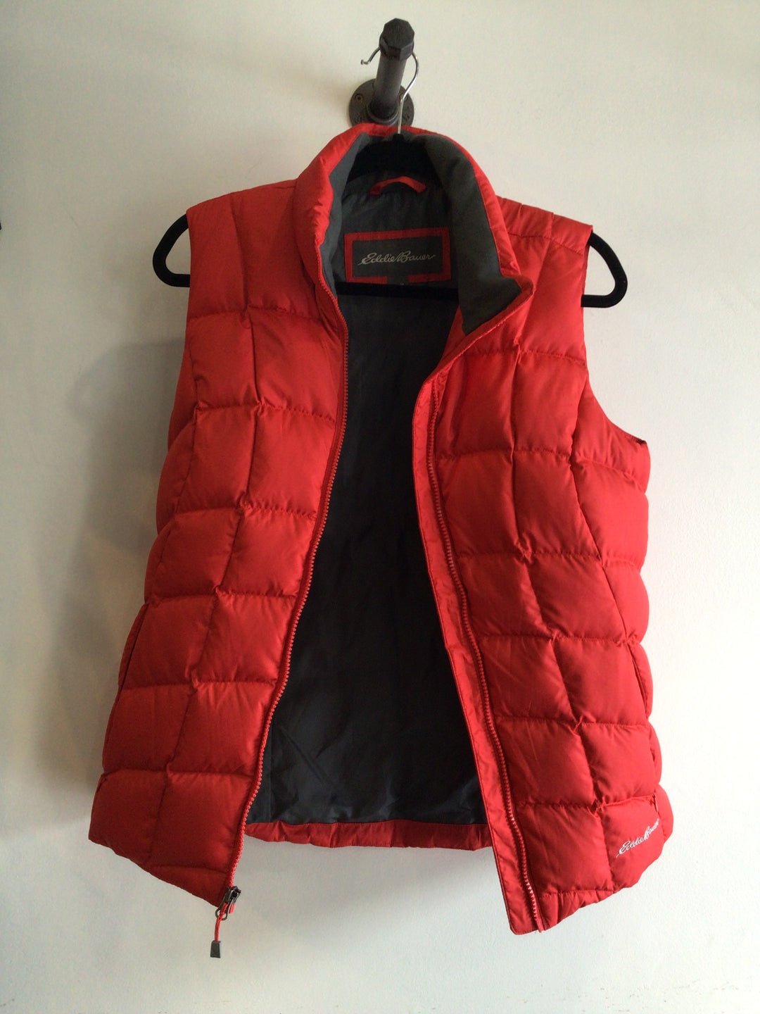 Red Puffer Vest - Medium