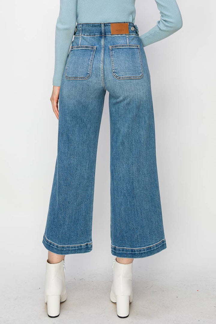 Retro Wide Crop Jeans