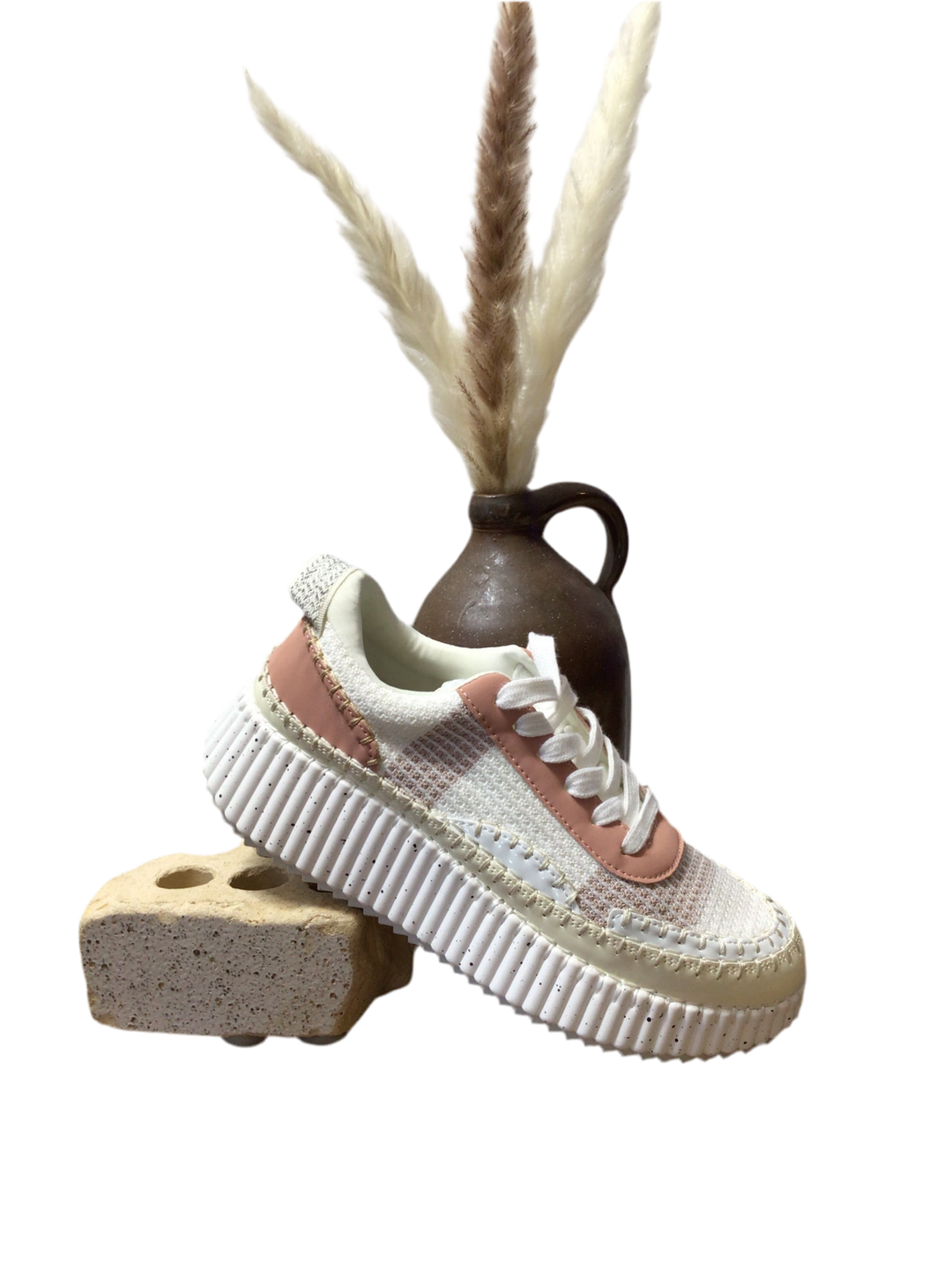 Sneak Away - Beige & Rose
