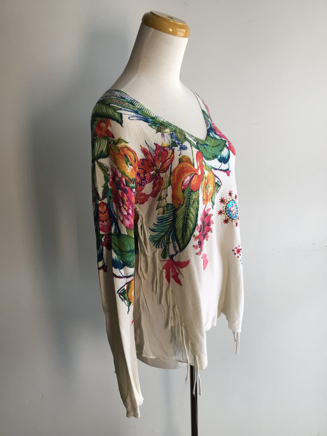 Desigual Floral Top - Size S