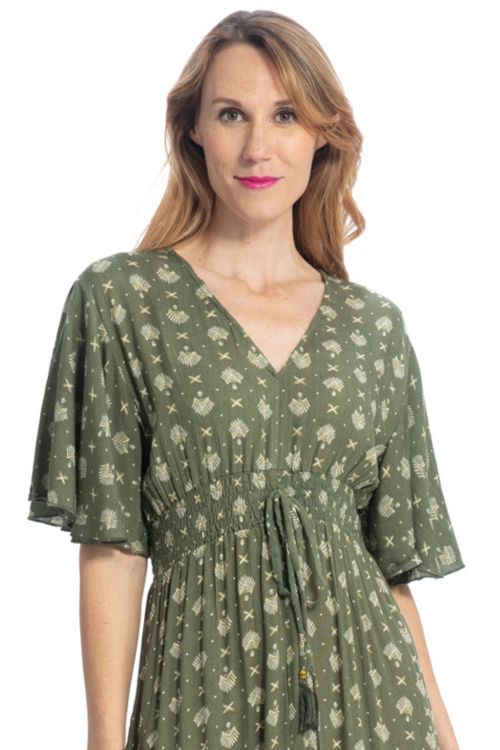 Romance Dress- Moss