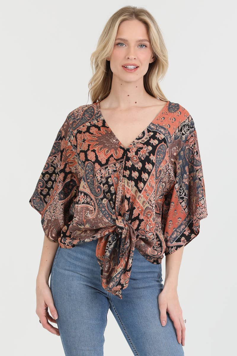 Primrose Tie Blouse